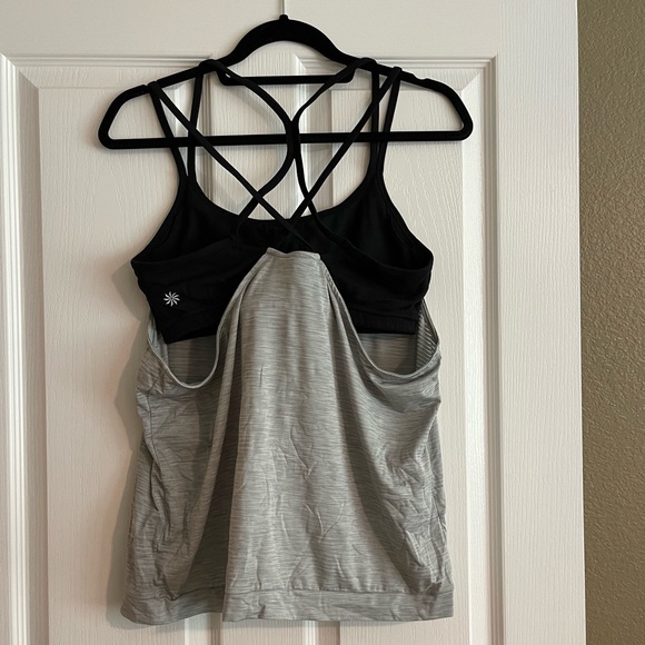 Athleta Shadow Stripe Energize Tank - Picture 2 of 6
